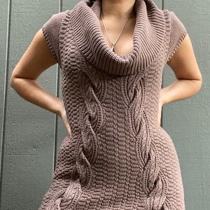 Express Turtleneck Knit Dress